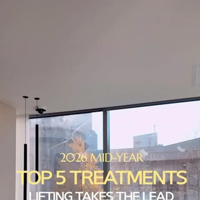 2026 mid-year top 5 treatments at Lijin Clinic — lifting takes the lead